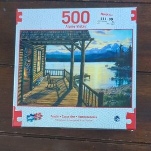Tranquil Waters 500-Piece Puzzle with Scenic View